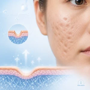 جای جوش فرورفته