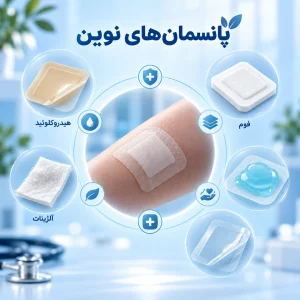 آشنایی کامل با انواع پانسمان‌های نوین