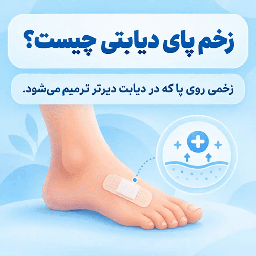زخم پای دیابتی چیست؟